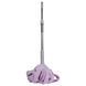 Швабра телескопическая для мытья пола универсальная веревочная швабра с самоотжимом для уборки Фиолетовый HP-35015-13V HP-35015-13V фото 1