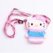 Детская силиконовая сумочка Hello Kitty 13*10*3 см Розовый HP-55-1P HP-55-1P фото 1