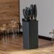Набор кухонных ножей 5 штук с ножницами и овощечисткой 33 / 23. 5 TS Kitchen Чорний HP27476 фото 2