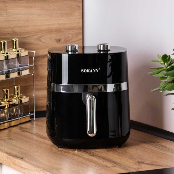 Аэрогриль-фритюрница SOKANY 6.5 литров 1500 Вт, черная SK10024 SK10024 фото