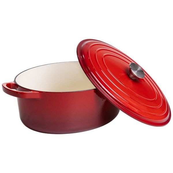 Гусятница чугунная эмалированная 6 л, красный Yiwu HP-FLG-17 RED HP-FLG-17 RED фото