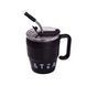 Термочашка Coffee & Tea з трубочкою чорна HP-14-23B HP-14-23B фото 2