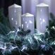 Світлодіодна гірлянда-нитка 500 LED 22 метри біле світіння, прозорий кабель W500LEDW фото 2