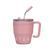 Термочашка Coffee & Tea з трубочкою рожева HP-14-23P HP-14-23P фото