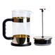 Заварник для чая 1 литр с френч прессом стеклянный Золотой TS Kitchen Золотий HP33538GL фото 3