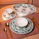 Столовый набор посуды 32 предмета на 6 персон Vintage Elegant фарфоровый Зеленый YY78-7A YY78-7A фото 7