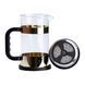 Заварник для чая 1 литр с френч прессом стеклянный Золотой TS Kitchen Золотий HP33538GL фото 4