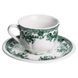 Столовый набор посуды 32 предмета на 6 персон Vintage Elegant фарфоровый Зеленый YY78-7A YY78-7A фото 5
