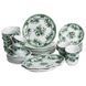 Столовый набор посуды 32 предмета на 6 персон Vintage Elegant фарфоровый Зеленый YY78-7A YY78-7A фото 1