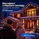 Новогодняя гирлянда уличная Бахрома 6 м 105 LED черный провод Мультиколор Garlando 6м 6МBML фото 5