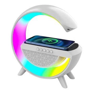 Портативна колонка з RGB-підсвіткою Wireless Charger BT2301W BT2301W фото