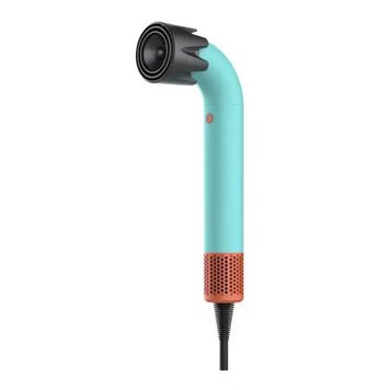 Фен стайлер Super Hairdryer мультистайлер 1600 Вт прибор для волос с холодным горячим воздухом 4 насадки Голубой HP-3PBL HP-3PBL фото