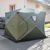 Палатка зимняя утепленная "Куб" 4-х местная LUGI 230*230*210 см для рыбака туризма кемпинга и путешествий Хаки LU-BD21 LU-BD21 фото