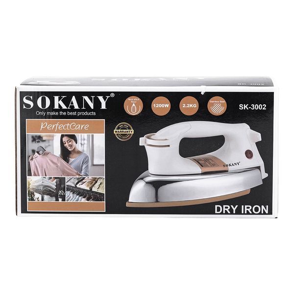 Утюг электрический ручной профессиональный для одежды 1200 Вт Sokany SK-3002 SK-3002 фото