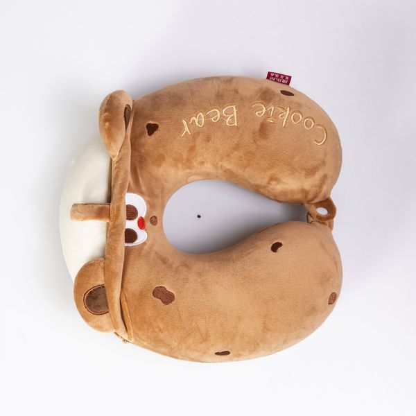 Подушка для шеи Cookie Bear U-образная, коричневый HP-56-1BR HP-56-1BR фото