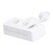 Сетевой фильтр на 2 евро розетки с 2 USB и 2 Type-C белый HP-5-17 HP-5-17 фото 3