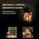 Світлодіодна гірлянда Роса 5 метрів на батарейках 50 led нитка на білому дроті мультиколор 50L5MWML фото 1