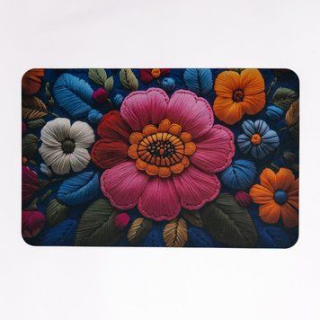 Коврик диатомитовый с 3D-эффектом Embroidered Bloomscape 58*38 см универсальный HP-42-31 HP-42-31 фото