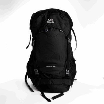 Туристичний рюкзак Slow Journey 68 л, чорний, з кріпленням MOLLE Чорний SJ-0036-2B SJ-0036-2B фото