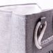 Кошик для білизни 31&times;26&times;44 (см) м'який 15 л Сірий HP-41-2G HP-41-2G фото 5
