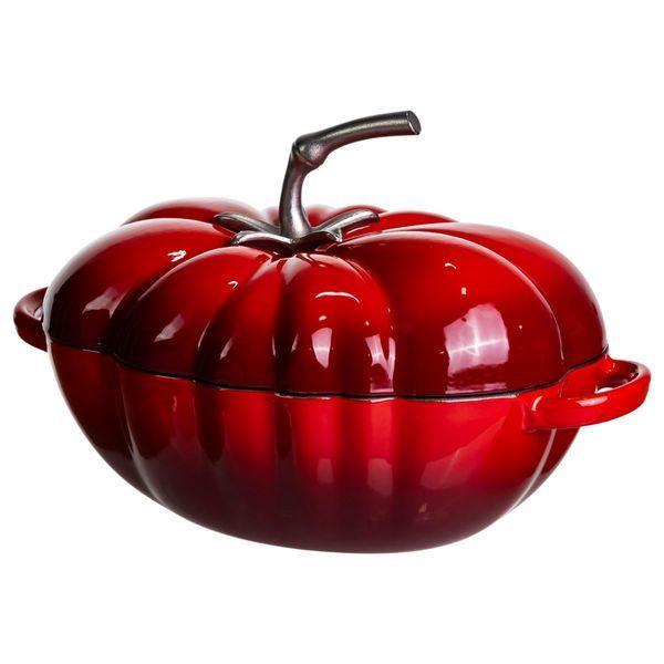Кастрюля чугунная эмалированная Iron Tomato 2,5 л, красный Yiwu HP-FLG-20 RED HP-FLG-20 RED фото