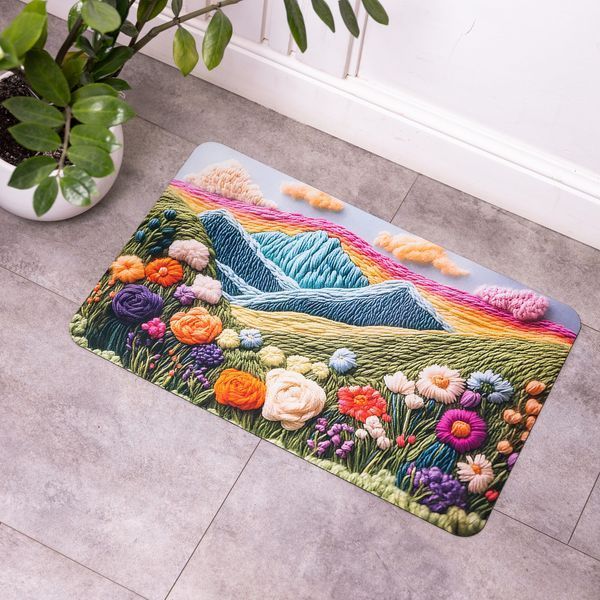 Килимок діатомітовий з 3D-ефектом Dreamscape Bloom 58*38 см універсальний HP-42-32 HP-42-32 фото