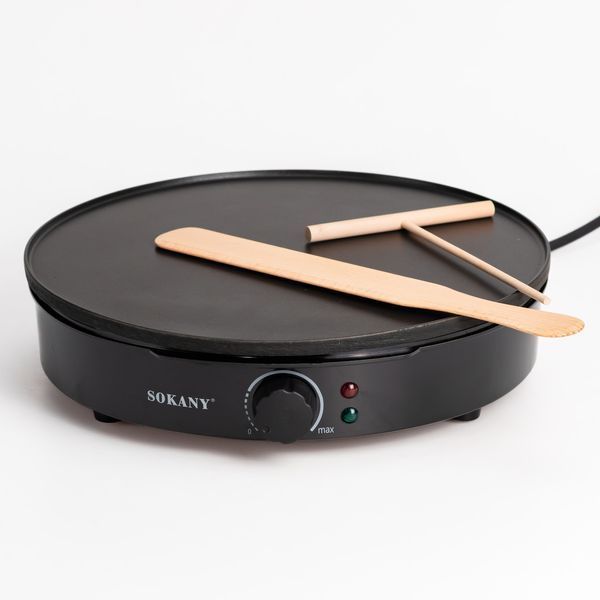 Блинница электрическая Sokany SK-BBQ-842 электроблинница &Oslash;30 см автоматическая блинница для дома профессиональная SK-BBQ-842 фото
