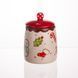 Банка для сыпучих продуктов с крышкой из фарфора 9&times;13 (см) Merry Christmas CR-1-42 фото 4