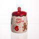 Банка для сыпучих продуктов с крышкой из фарфора 9&times;13 (см) Merry Christmas CR-1-42 фото 1