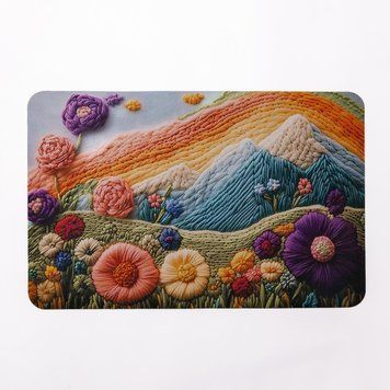 Коврик диатомитовый с 3D-эффектом Sunset Meadow 58*38 см универсальный HP-42-33 HP-42-33 фото