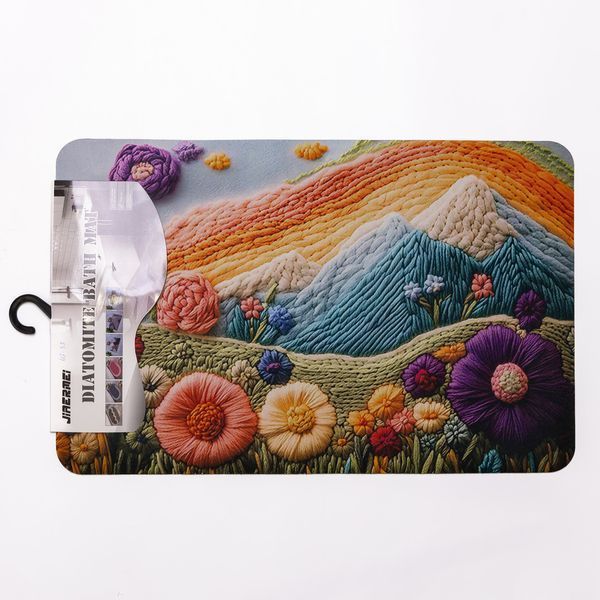 Килимок діатомітовий з 3D-ефектом Sunset Meadow 58*38 см універсальний HP-42-33 HP-42-33 фото