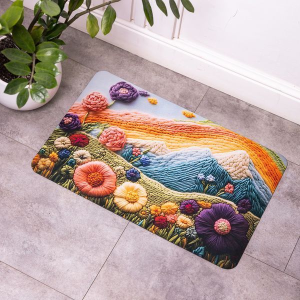 Килимок діатомітовий з 3D-ефектом Sunset Meadow 58*38 см універсальний HP-42-33 HP-42-33 фото