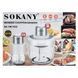 Чопер подрібнювач Sokany SKYM7032B 2в1 з чашами 0.5 і 1,5 літри 800 Вт SKYM7032B фото 10