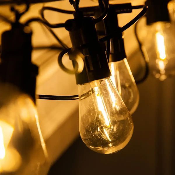 Светодиодная гирлянда 10 метров, 25 LED, статический режим, питание от сети 220В Mak718 фото