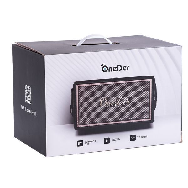 Портативная мини-колонка OneDer D6 коричневая D6BR D6BR фото