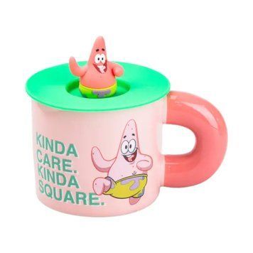 Чашка порцелянова з кришкою "Патрік Стар" 400 мл Patrick Star HP7216P HP7216P фото
