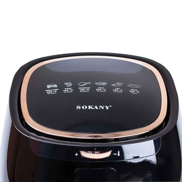 Аэрогриль-фритюрница Sokany на 6.5 литров 1300 Вт черная SK8027 SK8027 фото