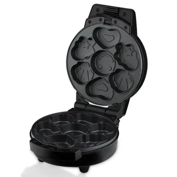 Мультипекарь Sokany SK-08105 5 в 1 600 Вт с антипригарными панелями: для вафель, коржей, пончиков, орешков, фигурного печенья SK-08105 фото