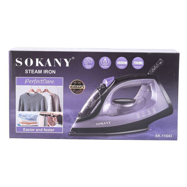 Утюг с керамическим покрытием 1800 Вт Фиолетовый Sokany SK-11043 SK-11043 фото