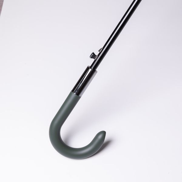 Класична парасолька-тростина напівавтомат з поліестеру 16 спиць діаметр 117 см Зелена HP-23-4GR HP-23-4GR фото