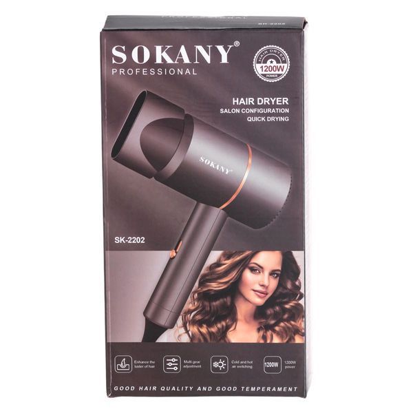 Фен для волосся з концентратором 1200 Вт Sokany SK-2202 SK-2202 фото