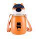 Термос дитячий з поїльником Baicc Kids Bottle 500ml термос із трубочкою для дітей Помаранчевий HPGM8860O HPGM8860O фото 1