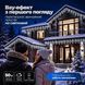 Вулична гірлянда бахрома 50 (м) 840 led світлодіодів зовнішня біла чорний дріт Garlando Білий 50м 50MBW фото 5