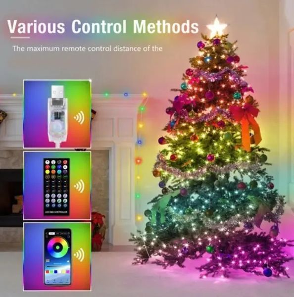 Гирлянда уличные огни 3M Smart Bluetooth App Control светодиодная LED 5093302 фото
