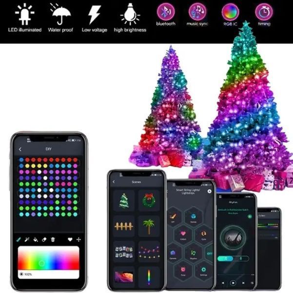 Гирлянда уличные огни 3M Smart Bluetooth App Control светодиодная LED 5093302 фото