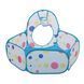 Намет дитячий 3 в 1 70&times;70&times;90 см ігровий намет з тунелем і басейном Блакитна HP-S-4NDBL HP-S-4NDBL фото 4