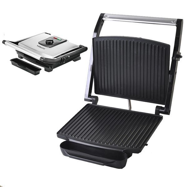 Гриль контактный Sokany KJ202SS 2000 Вт KJ202SS фото