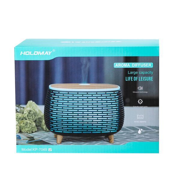 Зволожувач повітря Holdmay Life of Leisure Aroma Diffuser 400ml Чорний HPKP7049B HPKP7049B фото