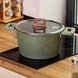 Алюминиевая кастрюля объемом 5,3 л с крышкой &Oslash; 24 см с антипригарным покрытием MGC HP-4-446GR HP-4-446GR фото 5