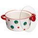 Супница фарфоровая Christmas Tree новогодняя 800 (мл) с крышкой Yiwu FM-CS-9D FM-CS-9D фото 3